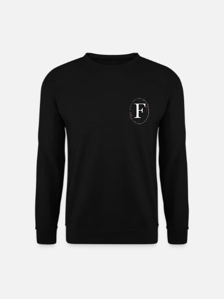 Buchstabe F - Unisex Pullover - Schwarz