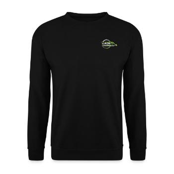 KaosXpress - Unisex Pullover - Schwarz - Vorne - Alina (178cm) & Michal (187cm)