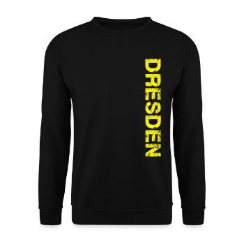 Dresden - Unisex Pullover - Schwarz - Vorne - Alina (178cm) & Michal (187cm)