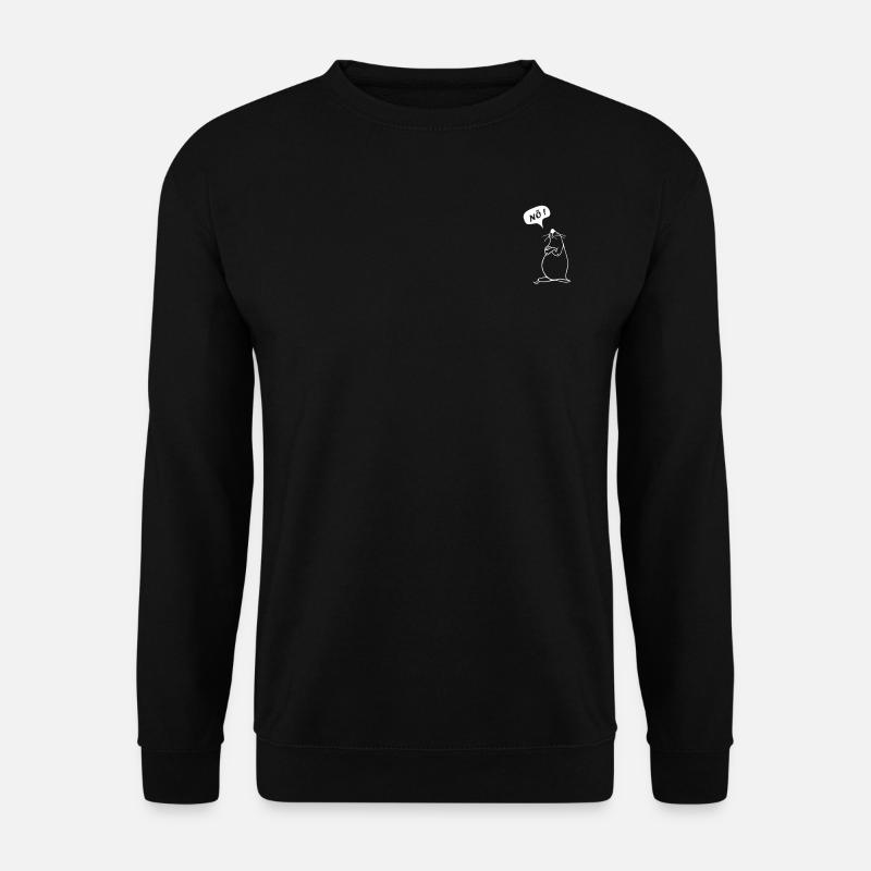 Maulwurf sagt nein - Unisex Pullover - Schwarz