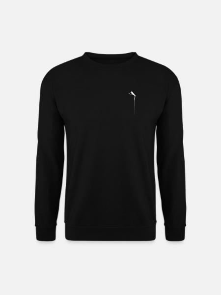 Zen-Libelle – Minimalistischer Kachimushi-Geist - Unisex Pullover - Schwarz