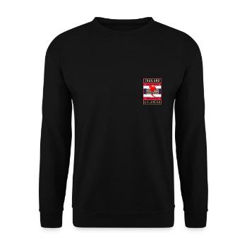Thailand design - complex - Unisex Sweatshirt - black - Front - Alina (178cm) & Michal (187cm)