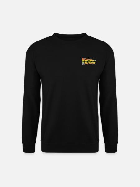 Zurück In Die Zukunft Logo - Unisex Pullover - Schwarz