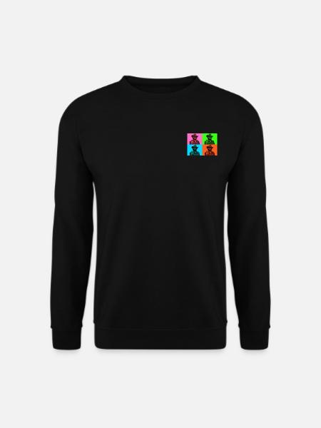 Neon Cowboy Pop Art - Unisex Pullover - Schwarz