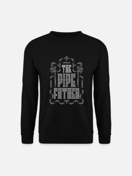 Lustiges Heizungsbauer Sanitär Klempner Tshirt - Unisex Pullover - Schwarz