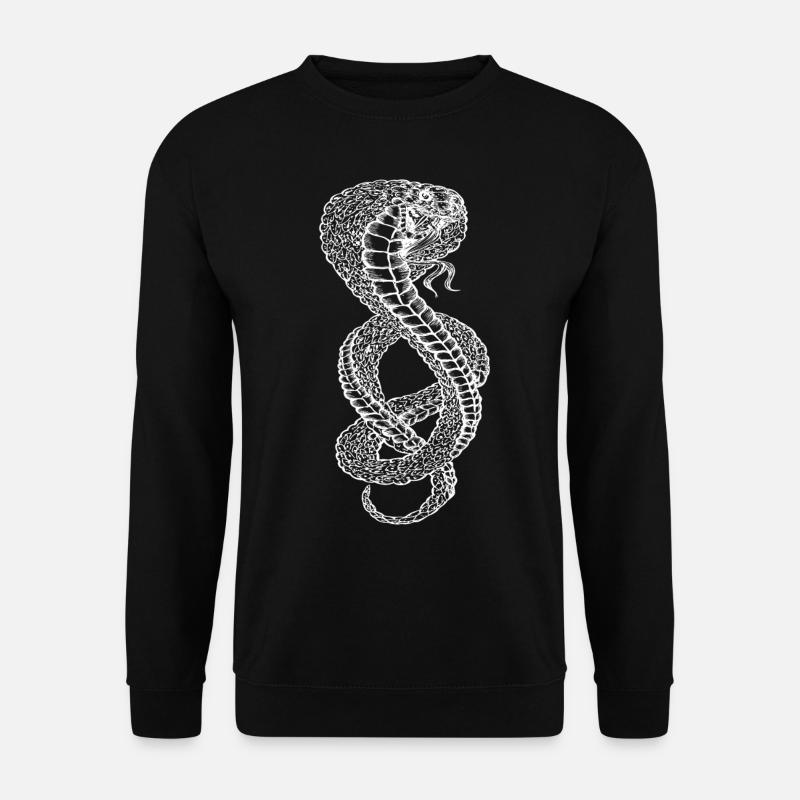 Cadeau de serpent - Sweat-shirt Unisexe - noir