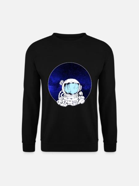 Astronaut in space children's gift - Unisex Sweatshirt - black