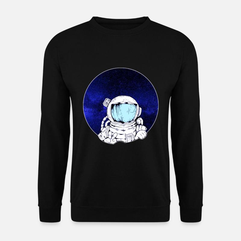 Cadeau enfant astronaute dans l'espace - Sweat-shirt Unisexe - noir