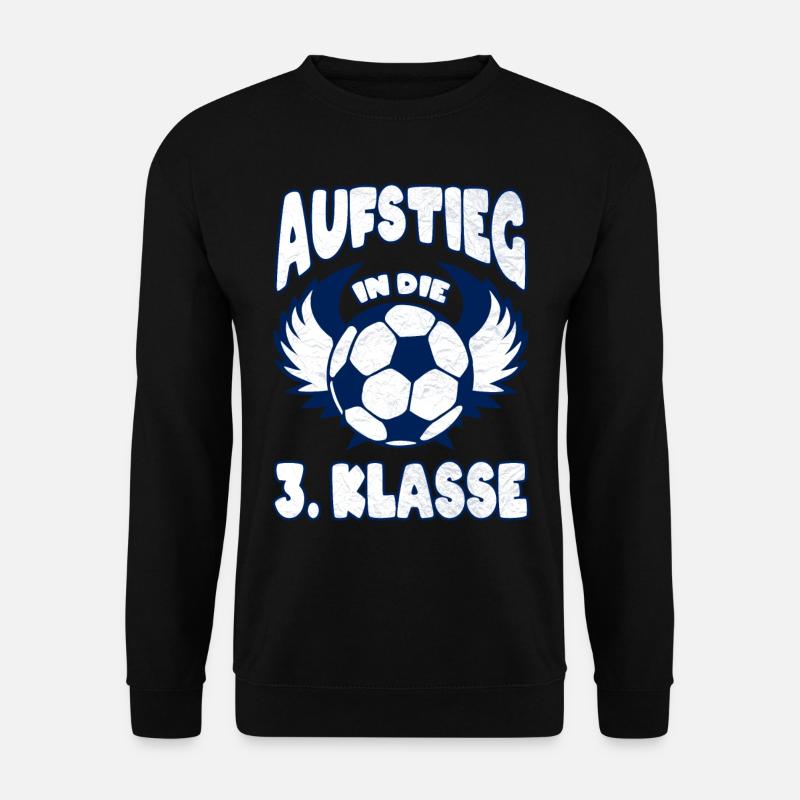Aufstieg in die 3 Klasse Schulanfang Schule Ball - Unisex Pullover - Schwarz