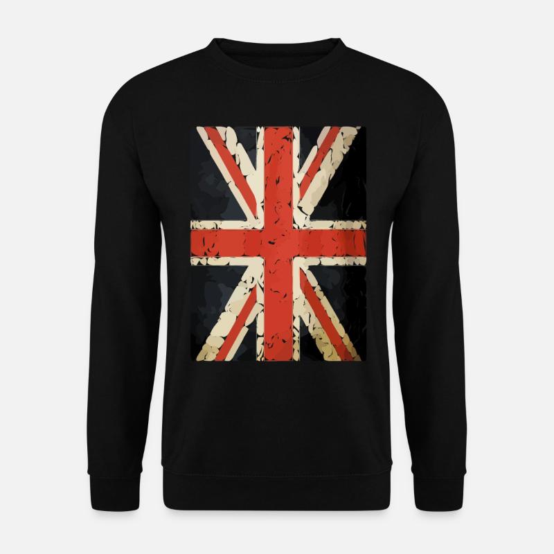 Union Jack British Flag - Unisex Sweatshirt - black