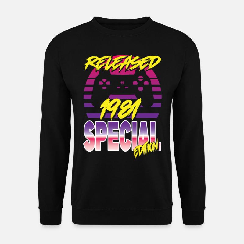 Released 1981 - Unisex Pullover - Schwarz