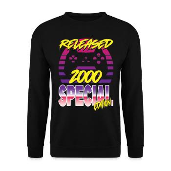 Released 2000 Special Edition - Unisex Pullover - Schwarz - Vorne - Alina (178cm) & Michal (187cm)