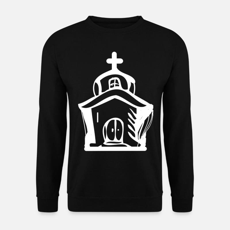 Kirche - Unisex Pullover - Schwarz