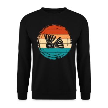 Badminton - Unisex Pullover - Schwarz - Vorne - Alina (178cm) & Michal (187cm)