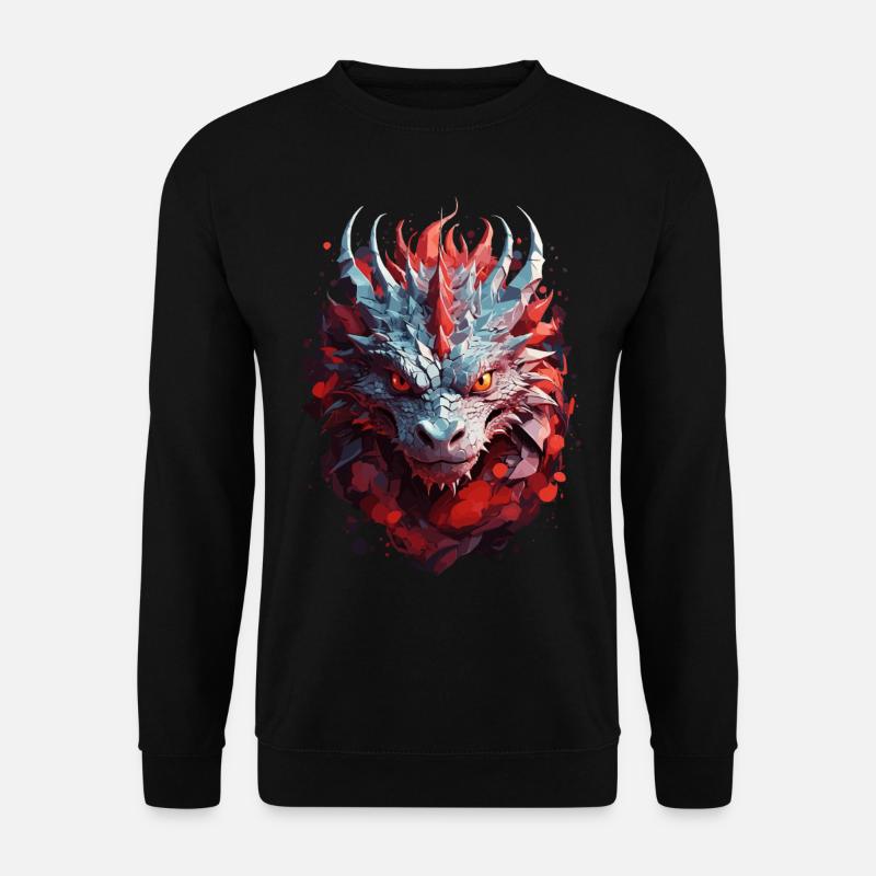 Gloomy Dragon - Shadow Worlds - Unisex Sweatshirt - black