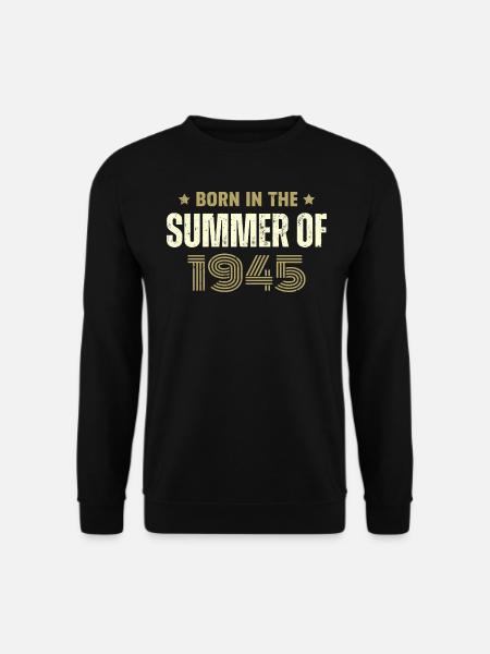 Vintage 1945 Vintage 1945 Birthday Gift - Unisex Sweatshirt - black