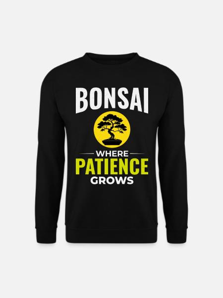 Japanese Bonsai Gardener Tree Collector Gardening - Unisex Sweatshirt - black