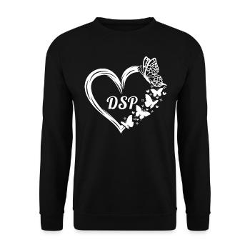 Direct Support Professional - Unisex Sweatshirt - black - Front - Alina (178cm) & Michal (187cm)