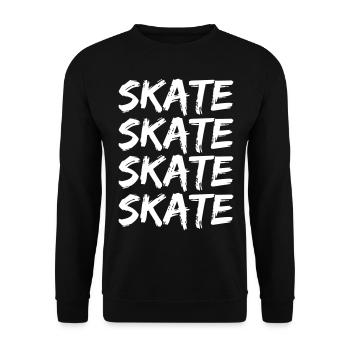 Patin - Sweat-shirt Unisexe - noir - Devant - Alina (178cm) & Michal (187cm)