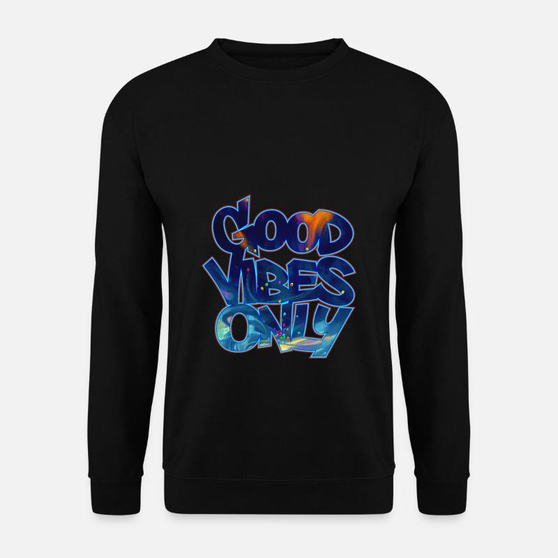 VIBES ONLY Graffiti - Unisex Pullover - Schwarz