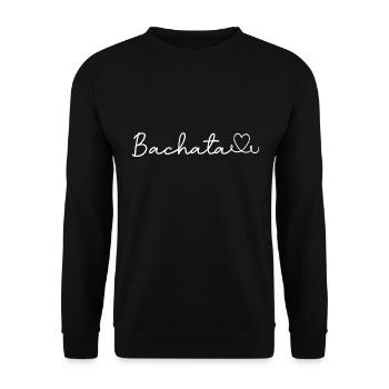 Bachata Hear Cadeau de fête pour amateur musique - Sweat-shirt Unisexe - noir - Devant - Alina (178cm) & Michal (187cm)