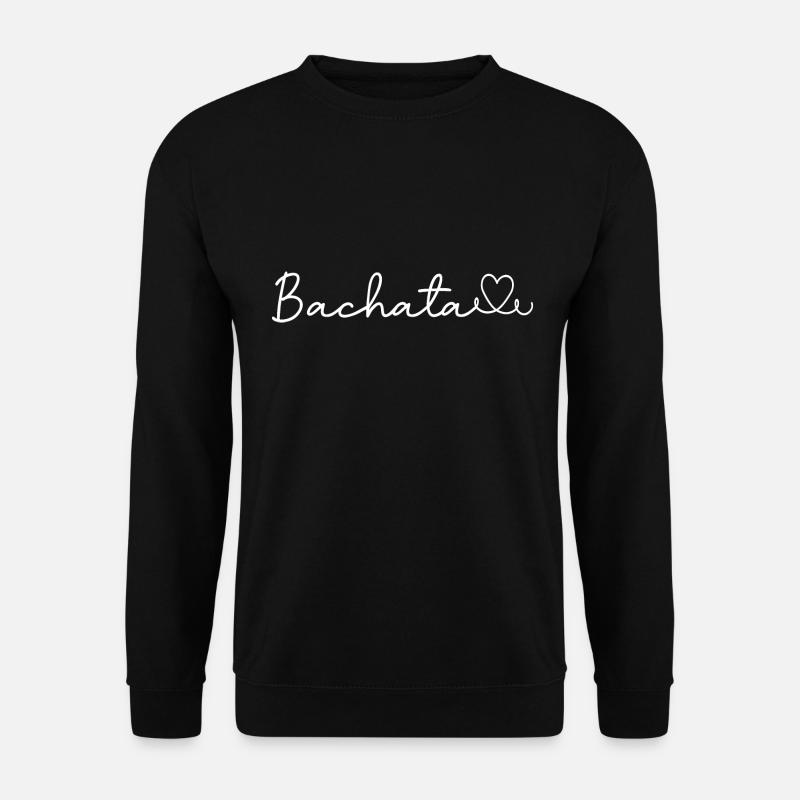 Bachata Hear Party Geschenk für Musikliebhaber - Unisex Pullover - Schwarz