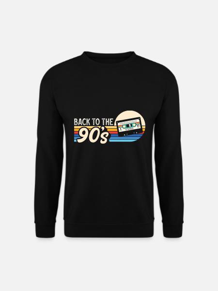 90s 90s Retro Gift - Unisex Sweatshirt - black