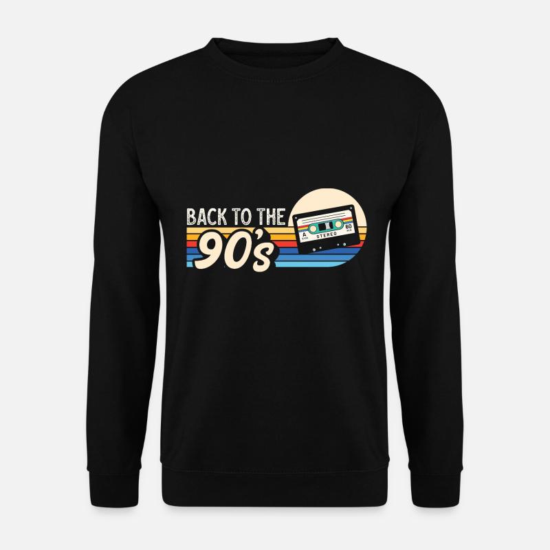 90s 90s Retro Gift - Unisex Sweatshirt - black