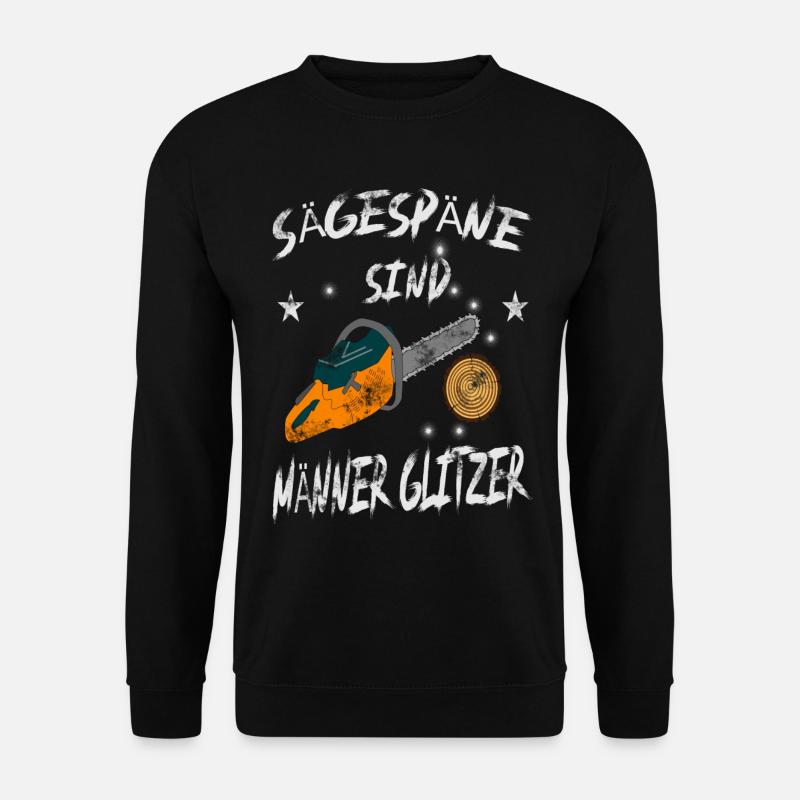 Sägespäne sind Männer Glitzer - Unisex Pullover - Schwarz