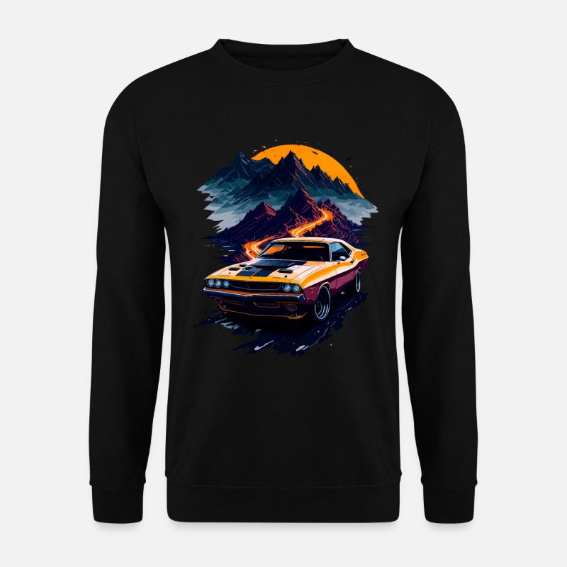 Klassischer Sportwagen - Unisex Pullover - Schwarz