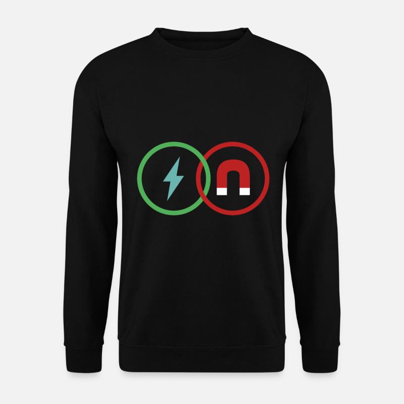 Électricité et magnétisme - Sweat-shirt Unisexe - noir