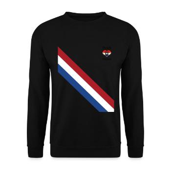 Grande victoire néerlandaise - Sweat-shirt Unisexe - noir - Devant - Alina (178cm) & Michal (187cm)