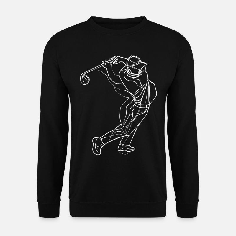 Golfer Sketch - Unisex Sweatshirt - black