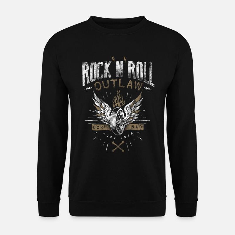 Rock & Roll Outlaw - Unisex Pullover - Schwarz