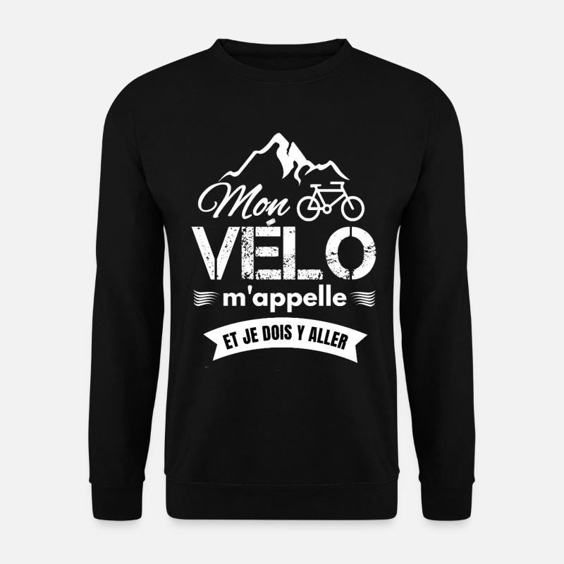 Mein Fahrrad ruft mich - Unisex Pullover - Schwarz