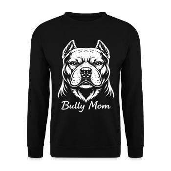 Bully Mom - Unisex Sweatshirt - black - Front - Alina (178cm) & Michal (187cm)
