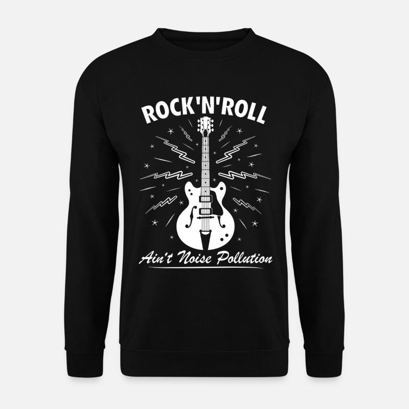 Rock 'n' Roll ist keine Lärmbelastung - Unisex Pullover - Schwarz
