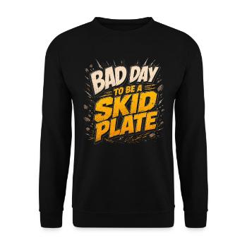 Off-Road Humour : Mauvais Jour pour le Sabot - Sweat-shirt Unisexe - noir - Devant - Alina (178cm) & Michal (187cm)