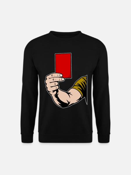 Rote Karte - Unisex Pullover - Schwarz