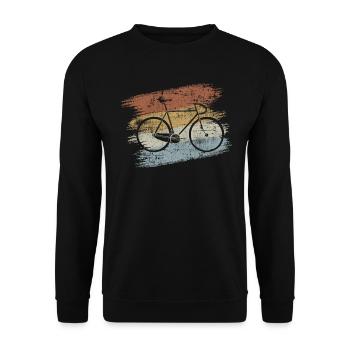 Racer - Unisex Sweatshirt - black - Front - Alina (178cm) & Michal (187cm)