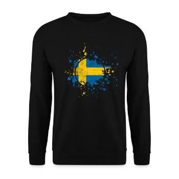 Suède - Sweat-shirt Unisexe - noir - Devant - Alina (178cm) & Michal (187cm)