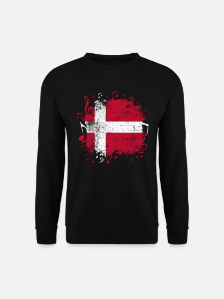 Dänemark Musik - Unisex Pullover - Schwarz