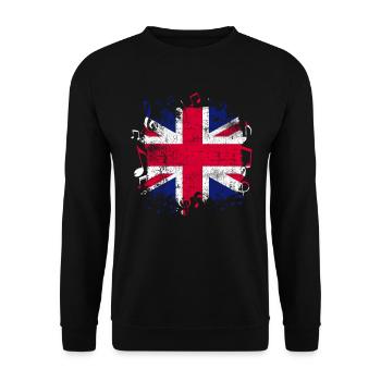 Great Britain Music - Unisex Sweatshirt - black - Front - Alina (178cm) & Michal (187cm)