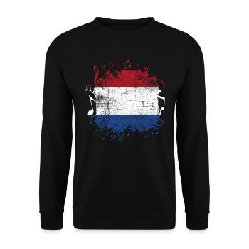 Hollande Musique - Sweat-shirt Unisexe - noir - Devant - Alina (178cm) & Michal (187cm)