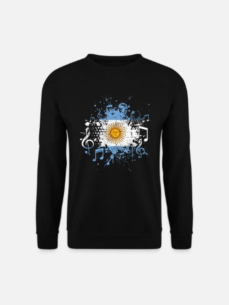 Argentinien Musik - Unisex Pullover - Schwarz