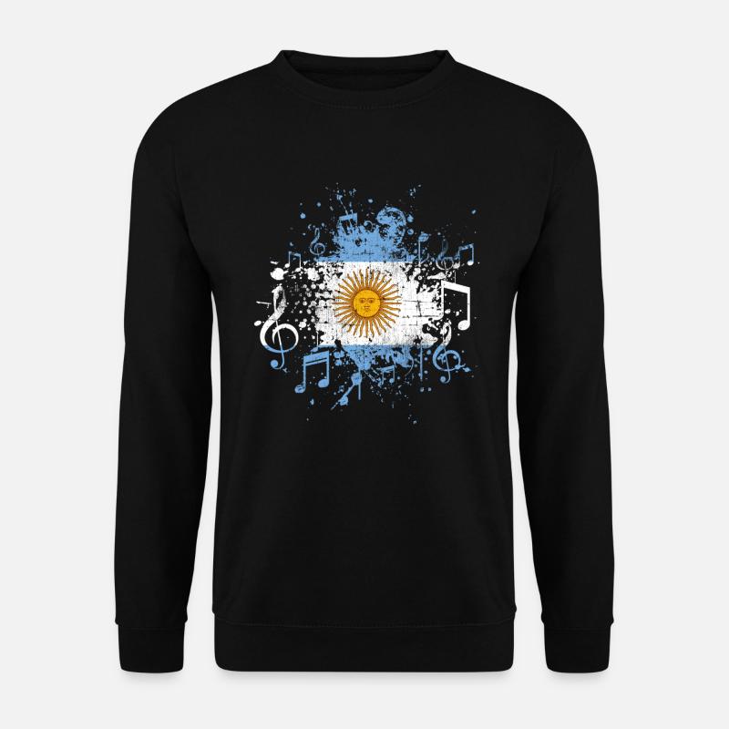 Argentinien Musik - Unisex Pullover - Schwarz