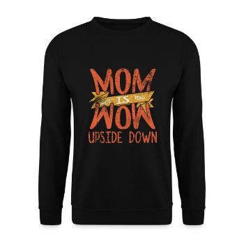 Mama - Unisex Pullover - Schwarz - Vorne - Alina (178cm) & Michal (187cm)