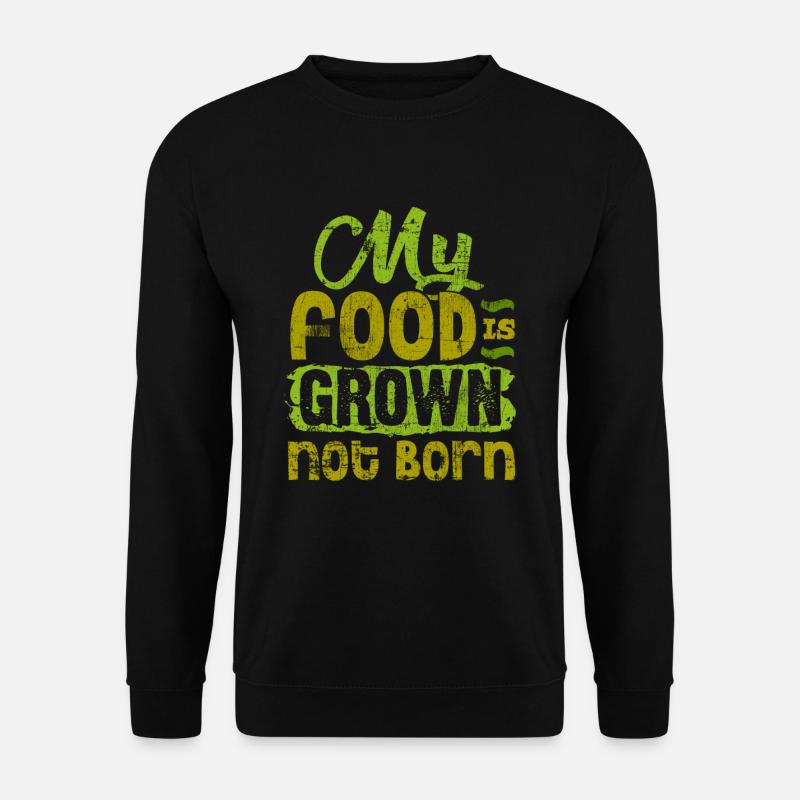 Veganer - Unisex Pullover - Schwarz