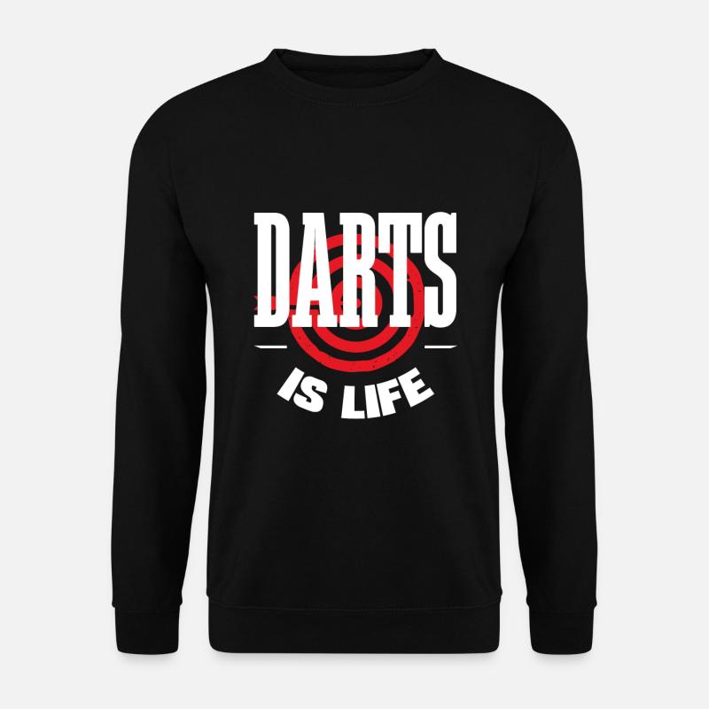 jeu de fléchettes - Sweat-shirt Unisexe - noir