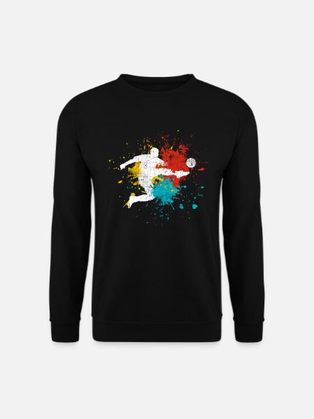 Fußball - Unisex Pullover - Schwarz
